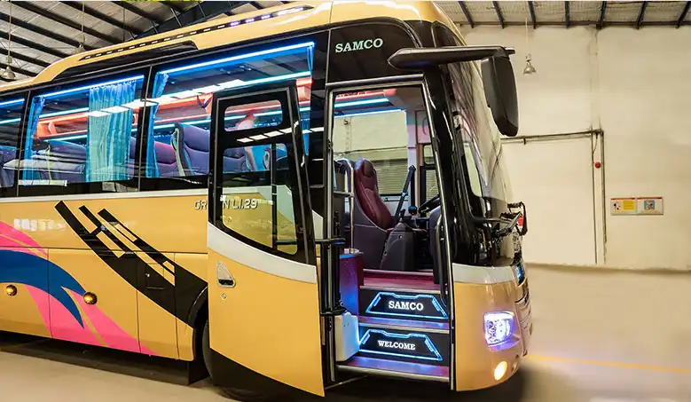 Samco Bầu Hơi - Giá xe khách Samco 29 chỗ bầu hơi SamcoGrowin 779x453 1 1